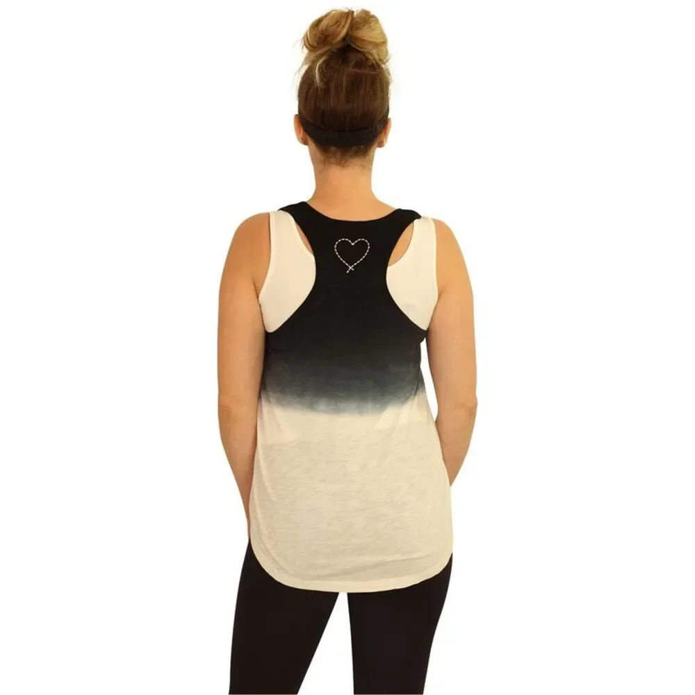 NWT P.J. Salvage Womens Embroidered Heart Pajama Sleep Tank Top, NWT